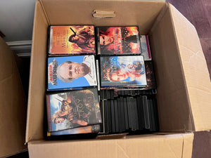 2 Boxes of DVDs Lot (90+)