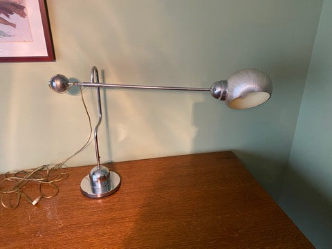 MCM Adjustable Chrome Desk Lamp