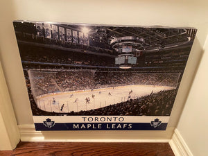 Artissimo "Toronto Maple Leafs" Unframed Canvas Art