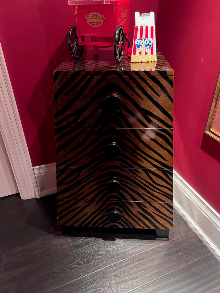 Tiger Print Chest of Drawers
