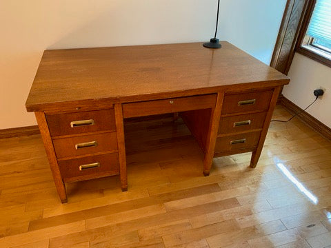 Vintage Wood Office Desk # 2
