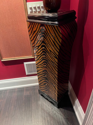 Tiger Print Narrow Chest of Drawers