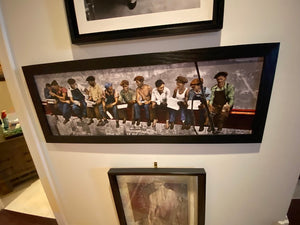 Charles Ebbets Workers Lunch ATOP Skyscraper Rockefeller in Color, Wall Art