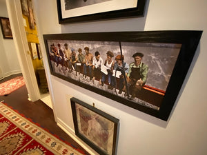 Charles Ebbets Workers Lunch ATOP Skyscraper Rockefeller in Color, Wall Art