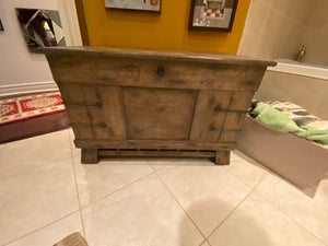 Bassett Furniture Wood Trunk