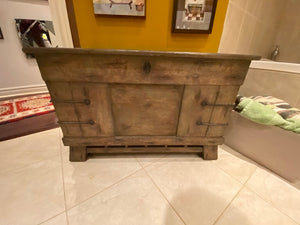 Bassett Furniture Wood Trunk