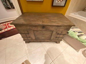 Bassett Furniture Wood Trunk