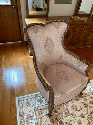 Bombay Wood Frame Armchair
