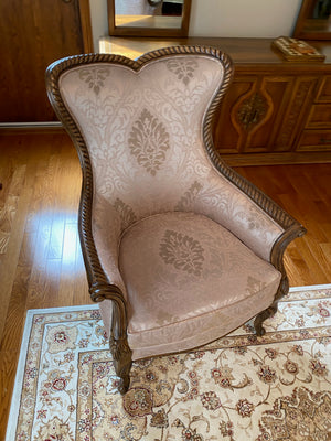 Bombay Wood Frame Armchair
