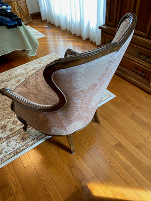 Bombay Wood Frame Armchair