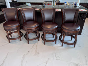 4 Ashley Furniture North Shore Counter Height Bar Stools
