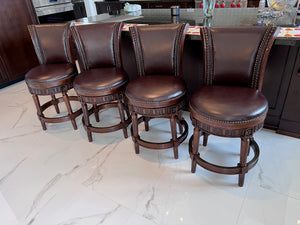 4 Ashley Furniture North Shore Counter Height Bar Stools
