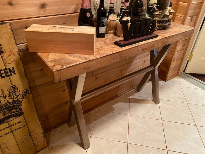Wood Console Table