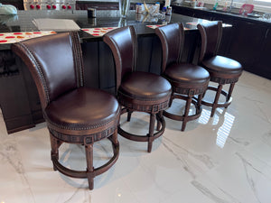 4 Ashley Furniture North Shore Counter Height Bar Stools