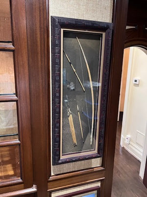 Bow and Arrow Shadow Box Frame from Namibia