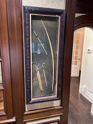 Bow and Arrow Shadow Box Frame from Namibia
