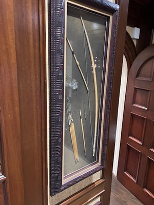Bow and Arrow Shadow Box Frame from Namibia
