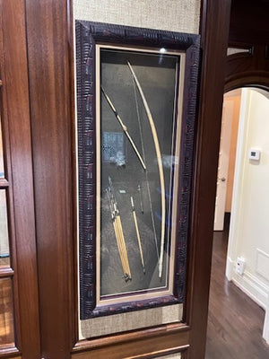 Bow and Arrow Shadow Box Frame from Namibia