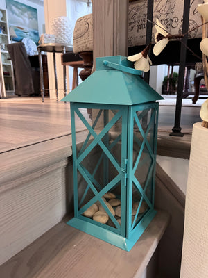 Blue Lantern Decor