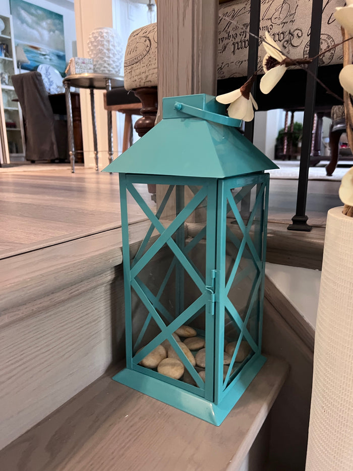 Blue Lantern Decor