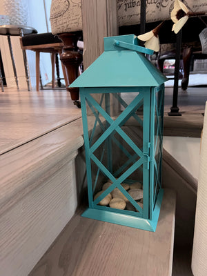 Blue Lantern Decor