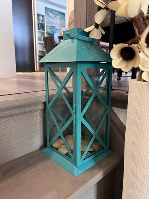 Blue Lantern Decor