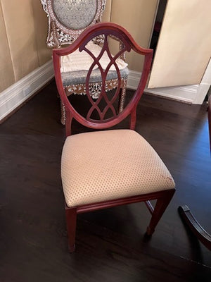 'Knechtel' Dining Table + 8 Chairs (**2 Armchairs not shown)