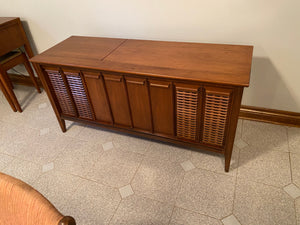 Vintage Philips Custom F.M. Stereophonic High Fidelity Stereo Console
