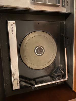 Vintage Philips Custom F.M. Stereophonic High Fidelity Stereo Console