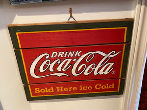 Coca-Cola Wood Wall Art