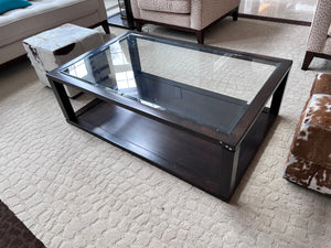 Wood & Glass Coffee Table