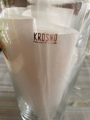 Krosno Poland Glass Martini Pitcher
