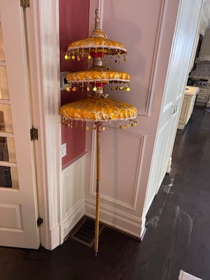 Authentic Temple Umbrella from Bali- 6.3ft