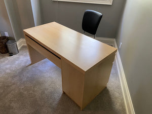 IKEA Desk + Computer Chair