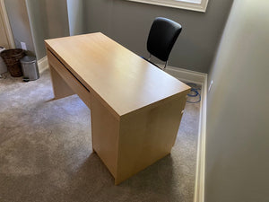 IKEA Desk + Computer Chair