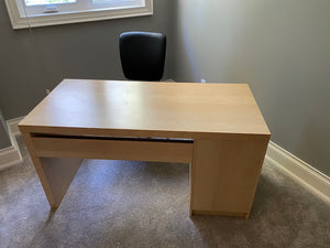IKEA Desk + Computer Chair