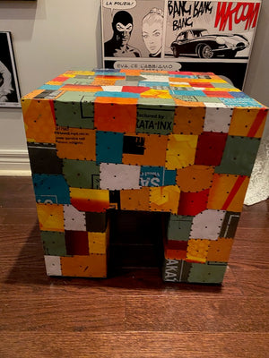 HomeSense Multi Colour Low Accent Table (RETAIL- $229.99)