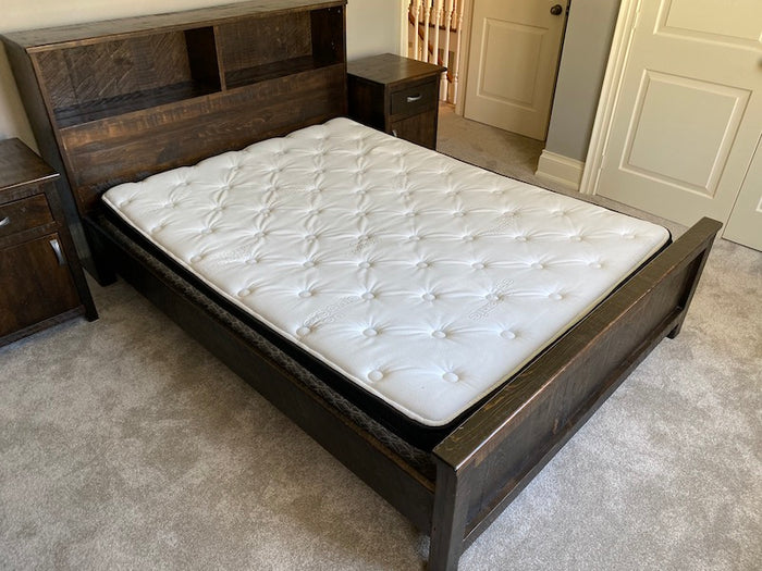 Mennonite Made Queen Bed Frame + Mattress