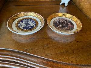 2 Small T. Limoges Maba Porcellane Artistiche Dishes