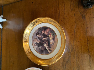 2 Small T. Limoges Maba Porcellane Artistiche Dishes