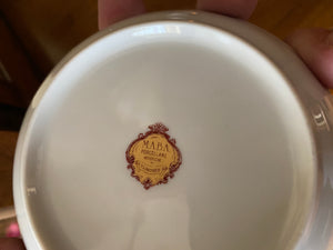 2 Small T. Limoges Maba Porcellane Artistiche Dishes