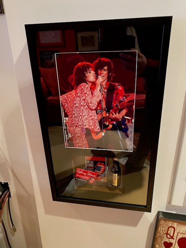 Rolling Stones Shadow Box Collectible Framed Art