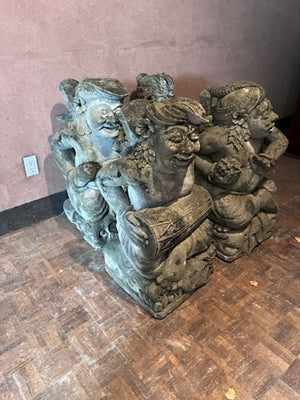 4 'Music Group' Concrete Statues Imported from Bali (*Originally $2,000+)