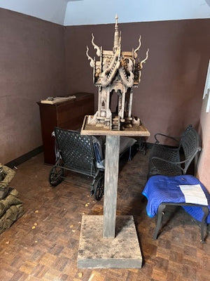 Wooden 'Thai House' Imported from Thailand- 78"h (*Originally $1200+)