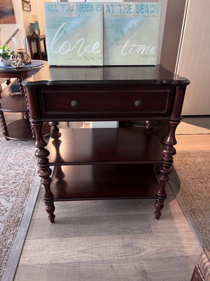 Bombay Company Rectangular Side Table, Twisted Legs