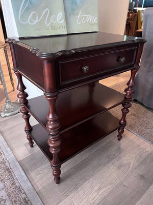 Bombay Company Rectangular Side Table, Twisted Legs