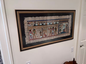 Egyptian Art on Papyrus Paper # 1