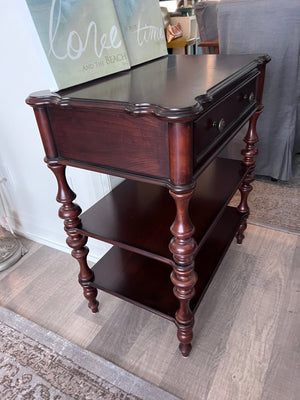 Bombay Company Rectangular Side Table, Twisted Legs