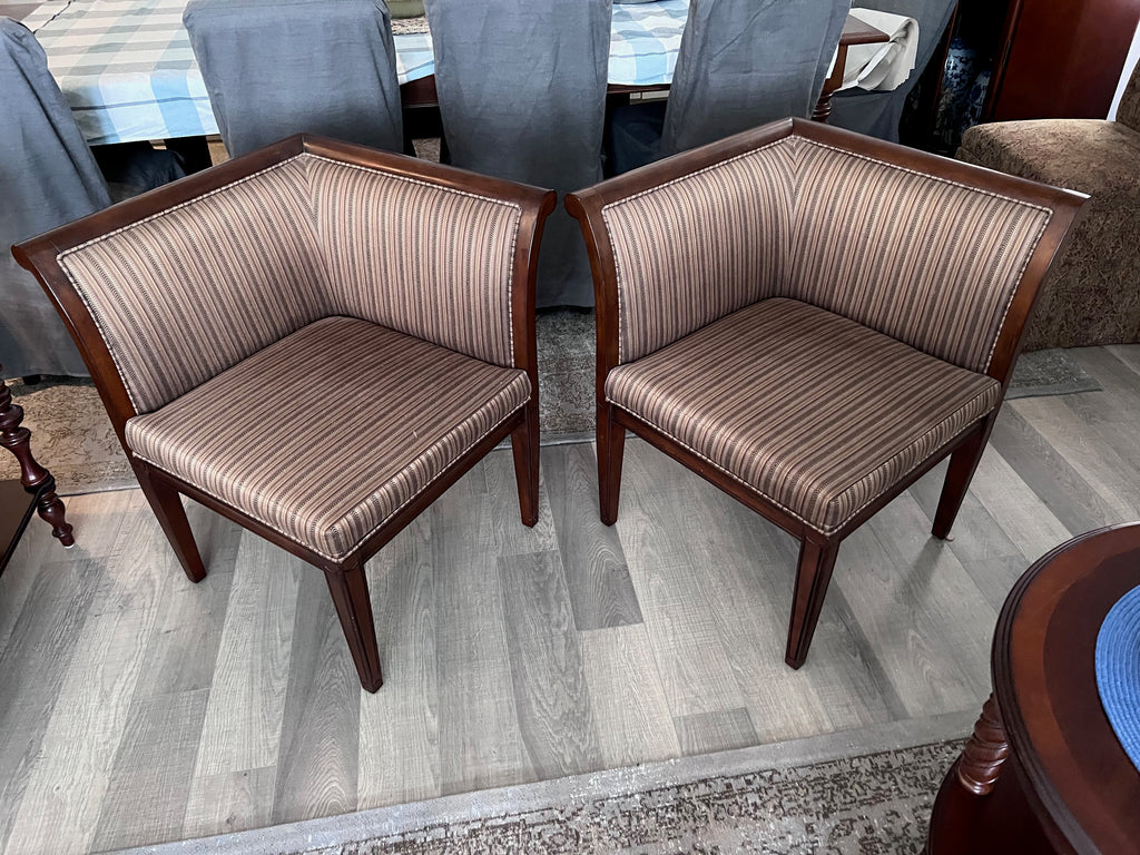 Pair of Bombay Company Square Chairs