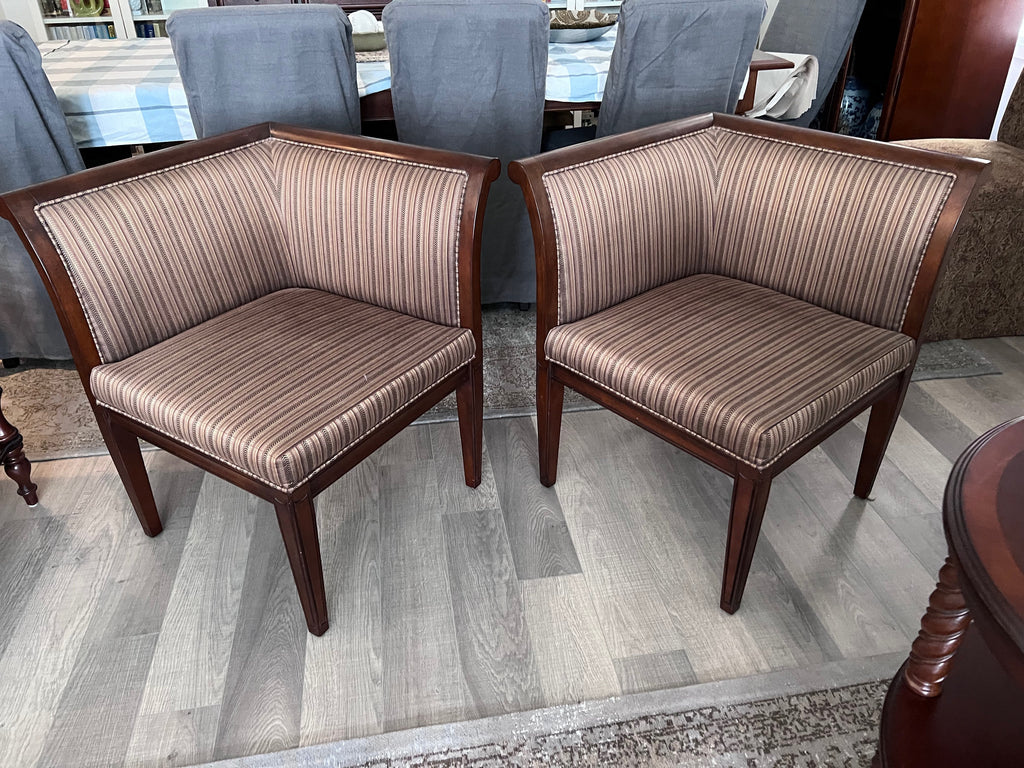 Pair of Bombay Company Square Chairs